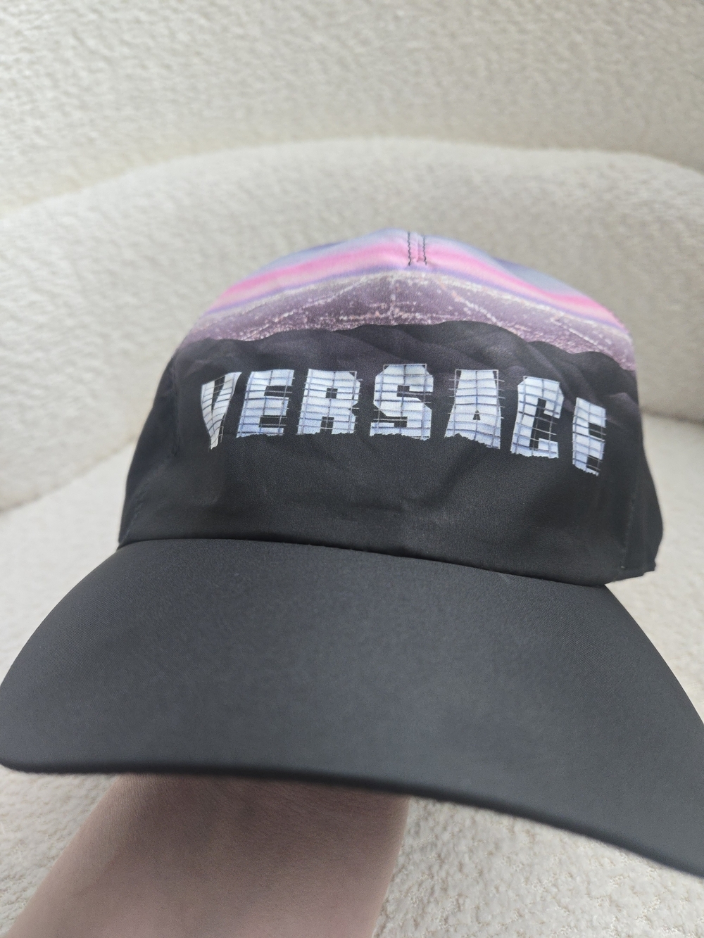 VERSACE EUC Multicolor Nylon Baseball Cap – Size 58 - Picture 10 of 14